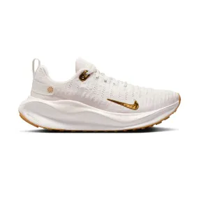 Women's Nike InfinityRN 4 Running Shoe - Phantom/White/Gum Light Brown/Metallic Gold - Regular (B)