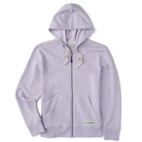 Women's Solid Simply True Fleece Zip Hoodie - Lilac Purple - 74274