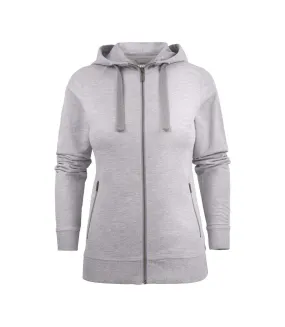 Womens/ladies duke full zip hoodie ash James Harvest