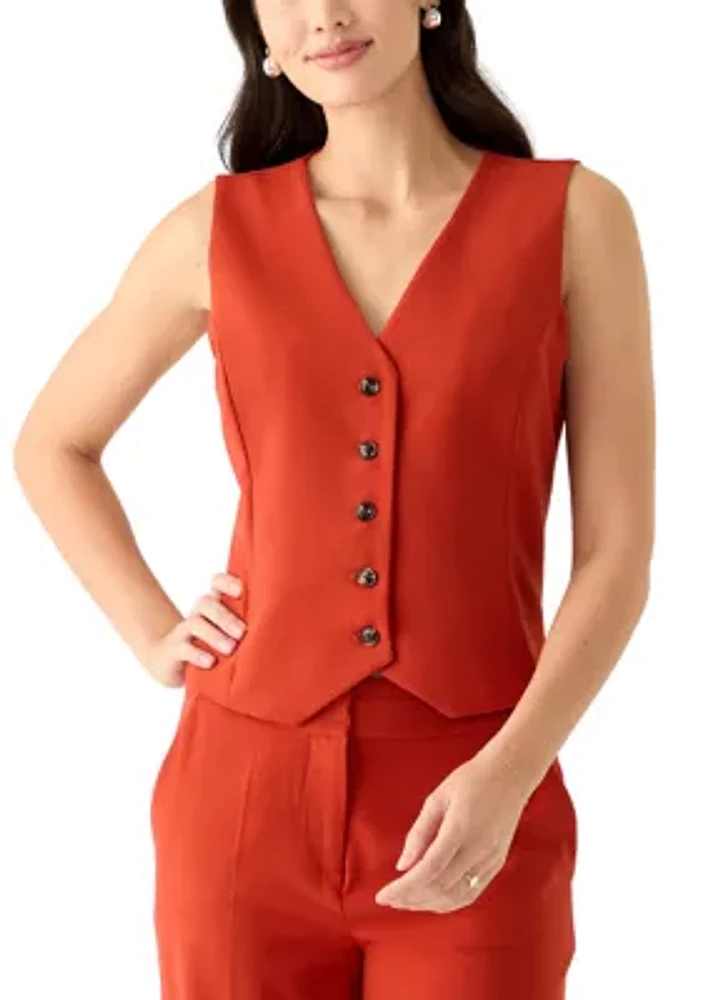 Women's Bistretch Button Down Vest