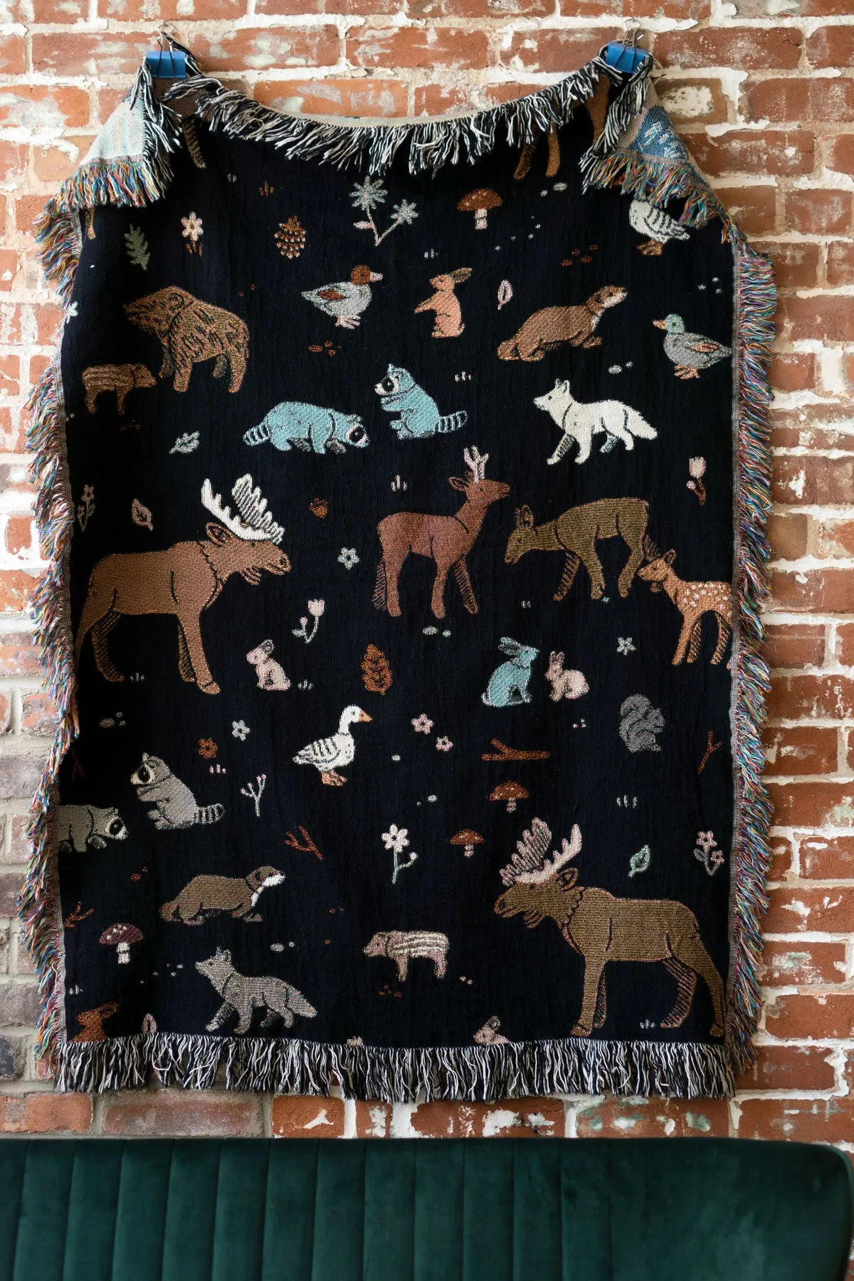 Woodsy Critters Mini Blanket