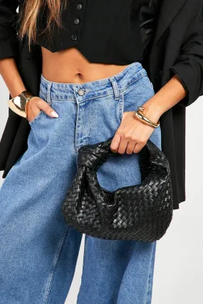 Woven Knot Handle Bag