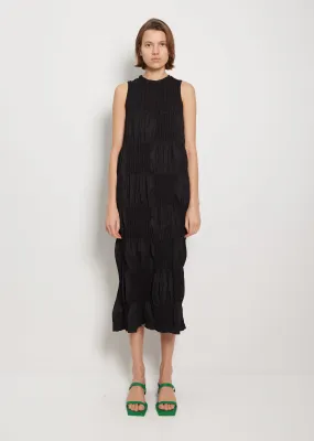 Wrinkled Blocks Dress