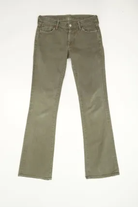 Y2K Green Flared Jeans