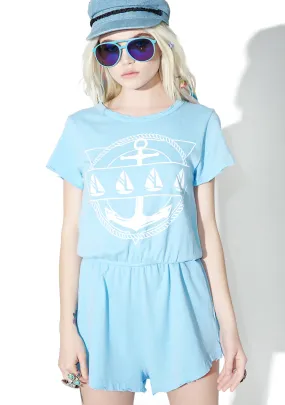 Yachting Emblem Cruise Romper-
