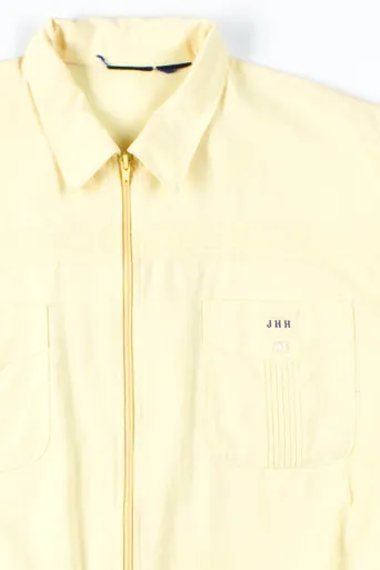 Yellow Zip-Up Golf Tee