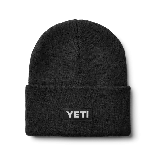 Yeti Logo Badge Beanie - Black
