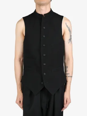 YOHJI YAMAMOTO POUR HOMME - Men A-Stand 8BS Vest