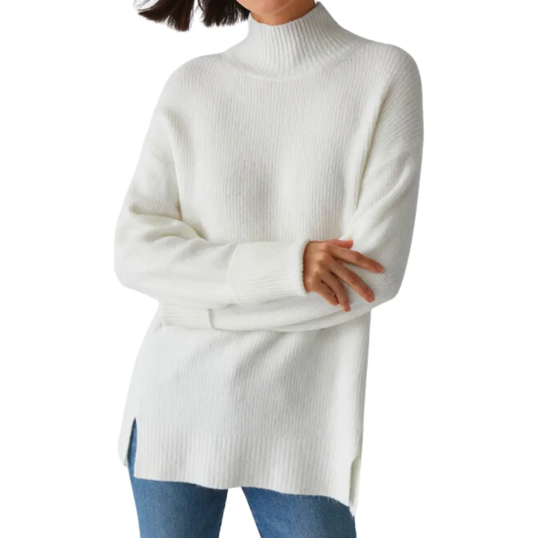 ZION MOCKNECK PULLOVER CHALK