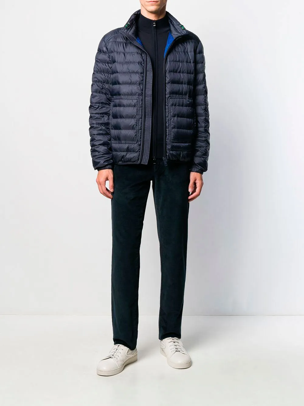 Zip-up cardigan